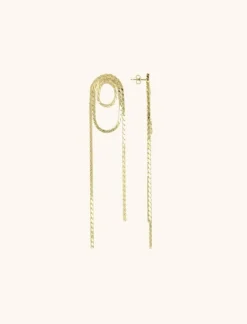 Gouden Oorbellen Lariat