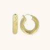Gouden Oorbellen Twist Creool M