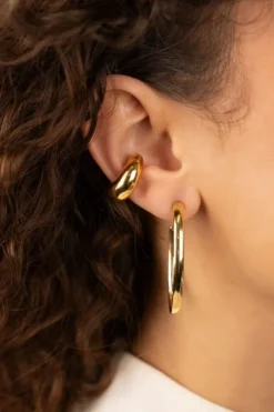 Goudkleurige Earcuffs