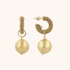 Goudkleurige Oorbellen Lulu Creool Xs Ball