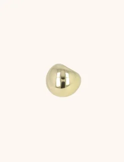 Goudkleurige Resin Ring Statement Globe S