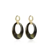 Groene Oorbellen Nemea Teardrop L Luxe