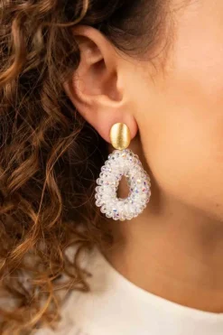 Holo Oorbellen Berry Druppel S