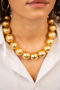 Houten Ketting Globe S