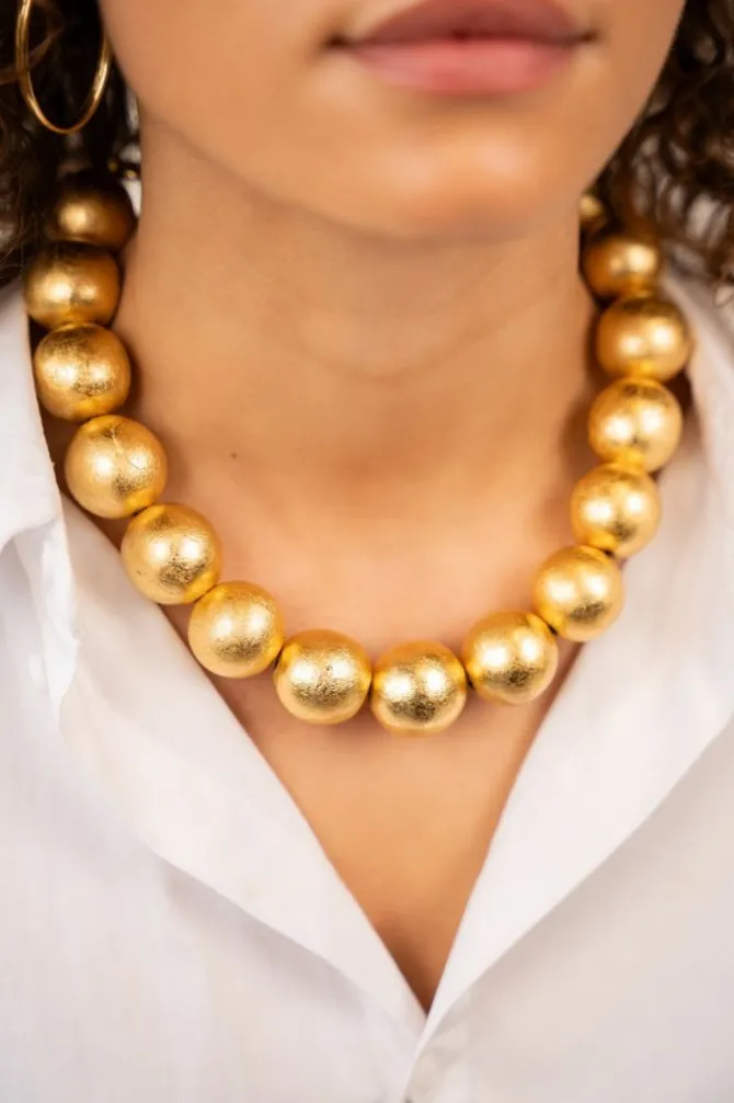 Houten Ketting Globe S