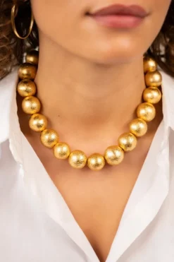 Houten Ketting Globe Xs