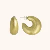 Houten Oorbellen Charlie Creool M
