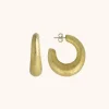 Houten Oorbellen Creool Deluxe L