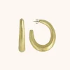 Houten Oorbellen Creool Deluxe M
