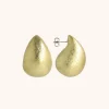 Houten Oorbellen Scarlett Teardrop M
