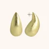 Houten Oorbellen Scarlett Teardrop Xl