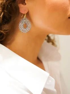 Ijs Blauwe Oorbellen Silk Drop S