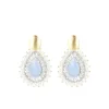 Ijs Blauwe Oorbellen Silk Drop Tigereye