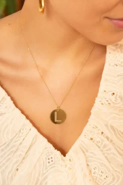 Ketting Initial Pendant Gourmet Goud