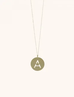 Ketting Initial Pendant Gourmet Goud