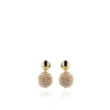 Lea Champagne Glassberry Globe S Oorbellen