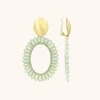 Licht Mint Oorbellen Tonal Naomi Ovaal L Clip