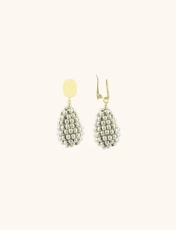 Licht Zilveren Oorbellen Amy Cone Xs Clip