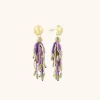 Lila Mix Oorbellen Fantasy Tassle M