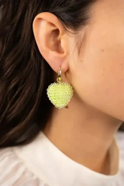 Lime Oorbellen Carmen Hart
