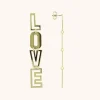 Love Oorbellen Verticaal L