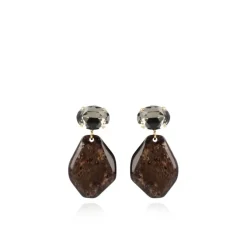 Marble Bruin Asymmetrisch Rock M Strass