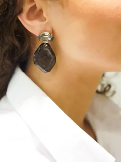 Marble Bruin Asymmetrisch Rock M Strass