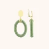 Mint Oorbellen Faye Ovaal S Clip