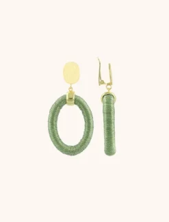 Mint Oorbellen Faye Ovaal S Clip