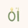 Mint Oorbellen Faye Ovaal S