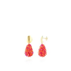 Mixed Fuchsia Oorbellen Amy Glassberry Cone Xs