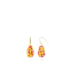 Mixed Gele Oorbellen Amy Glassberry Cone Xs