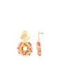 Mixed Gele Oorbellen Poppy Rond S
