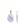 Mixed Lila Oorbellen Celia Bugle L