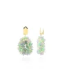 Mixed Turquoise Oorbellen Clip Louise Glassberry Druppel S Double Stones Tonal