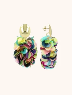 Multi Mix Oorbellen Sas Sequin Ovaal M