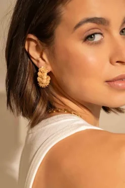 Nude Oorbellen Sequin Creole S