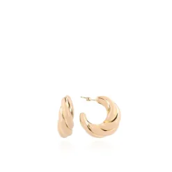 Nude Oorbellen Twist Creole S