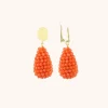 Oranje Oorbellen Amy Cone S Clip
