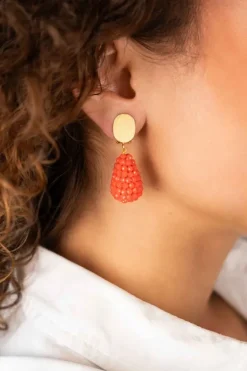 Oranje Oorbellen Amy Cone Xs Clip