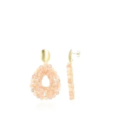 Oranje Oorbellen Glassberry Babs Open Drop S