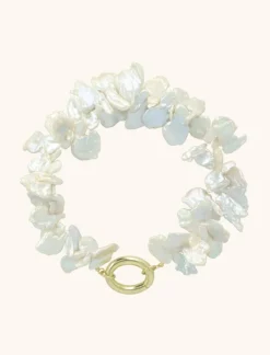 Parel Ketting Asymmetrisch Xxl