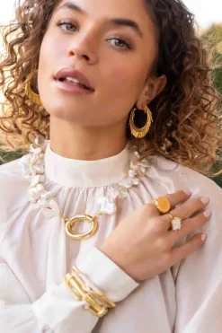 Parel Ketting Asymmetrisch Xl