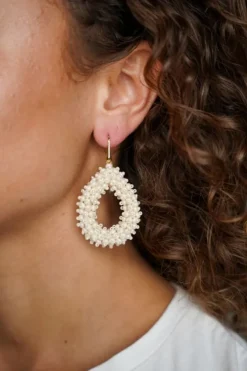 Parel Oorbellen Berry Druppel L Double Stones