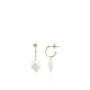 Parel Oorbellen Flat Druppel S