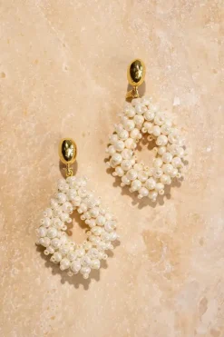 Parel Oorbellen Holly Double Stones Glassberry Ace L