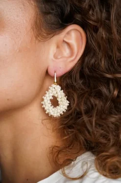 Parel Oorbellen Holly Double Stones Glassberry Ace M