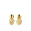 Parel Oorbellen Jacky Double Stones Globe L