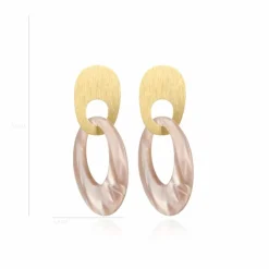 Parel Oorbellen Nemea Teardrop L Asymmetrisch