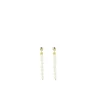 Parel Oorbellen Vertical Bar Ovoid